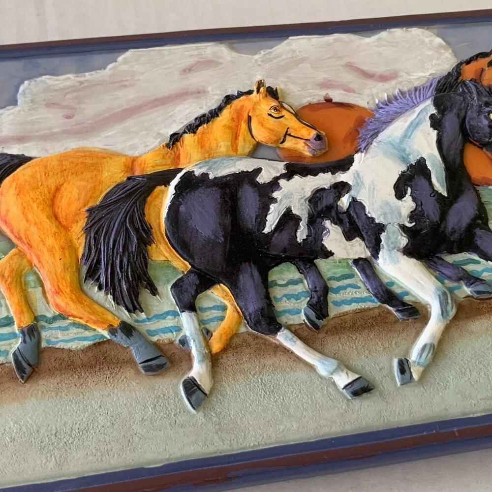 Kenyield 3D Horse Wall Plaque 26